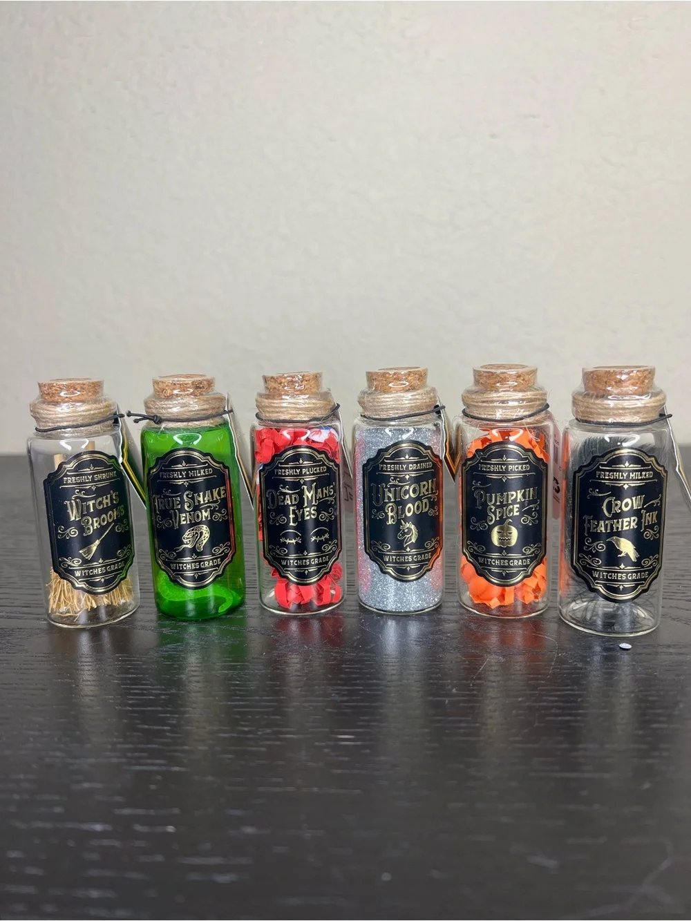 NEW Target Bullseyes Playground Halloween 2026 Full Set Filled Potion Bottles